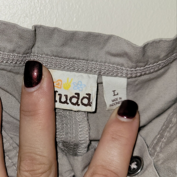 Mudd Brand Brown Khakis Romper sz. Large (juniors) - Picture 4 of 7